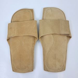 Banana Republic suede leather slides house shoes slippers NWOT Sz M/10in